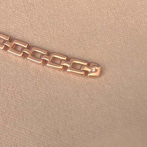 NWOT Rose Gold Vermeil CZ Functioning Buckle Ring w/CZ Accents, Average Fit - Picture 8 of 14